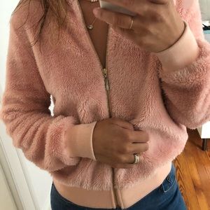 LF Pink Fuzzy Bomber